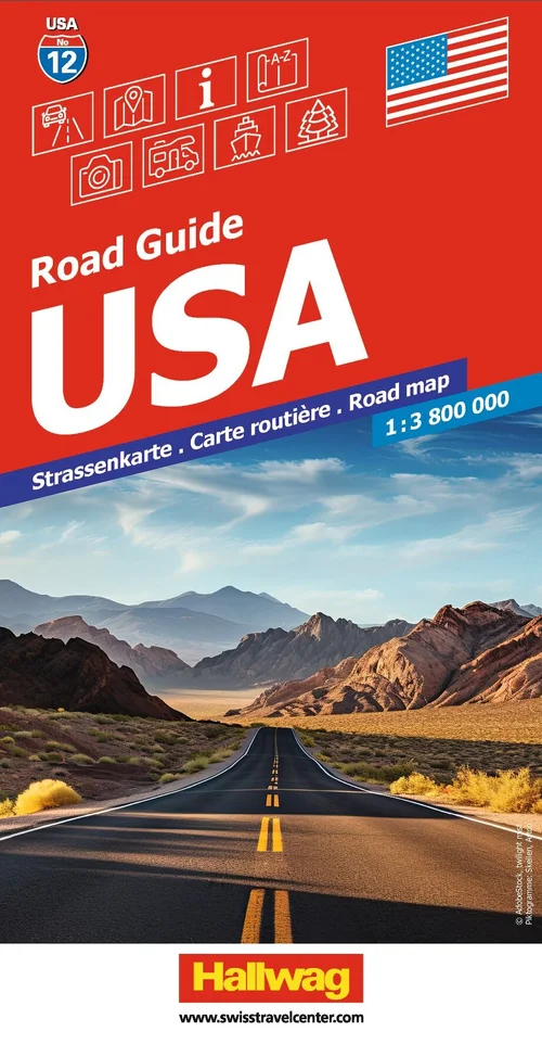 USA Strassenkarte 1:3,8 Mio. Road Guide No 12 USA Strassenkarte 1:3,8 Mio. Road Guide No 12