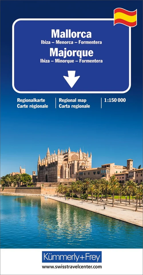 Espagne, Majorque, Carte routière 1:150'000 Espagne, Majorque, Carte routière 1:150'000