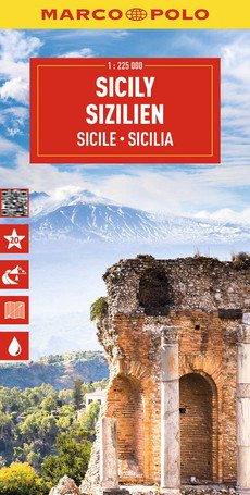 MARCO POLO Reisekarte Italien 14 Sizilien 1:225.000