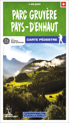 Park Gruyère - Pays-d'Enhaut 1:40 000