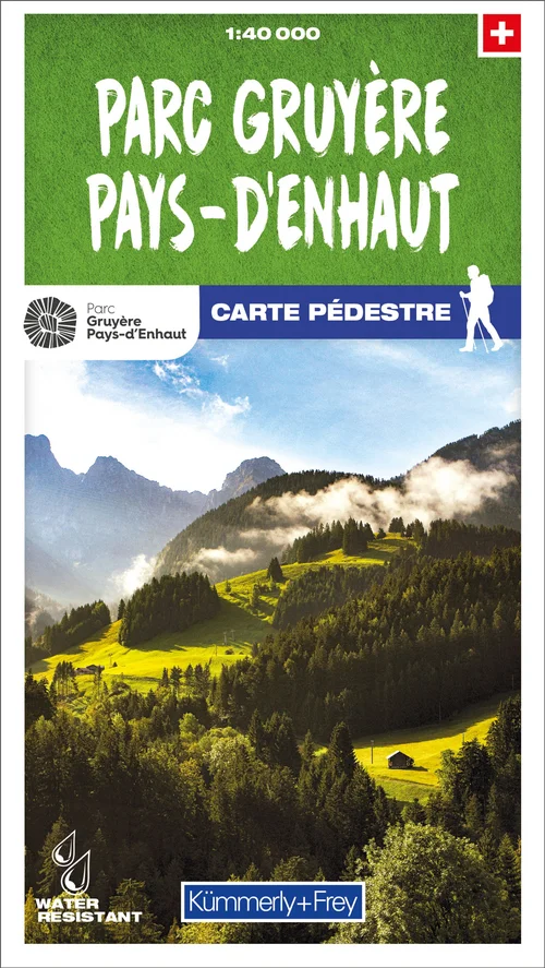 Park Gruyère - Pays-d'Enhaut 1:40 000