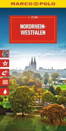 MARCO POLO Reisekarte Deutschland 05 Nordrhein-Westfalen 1:225.000