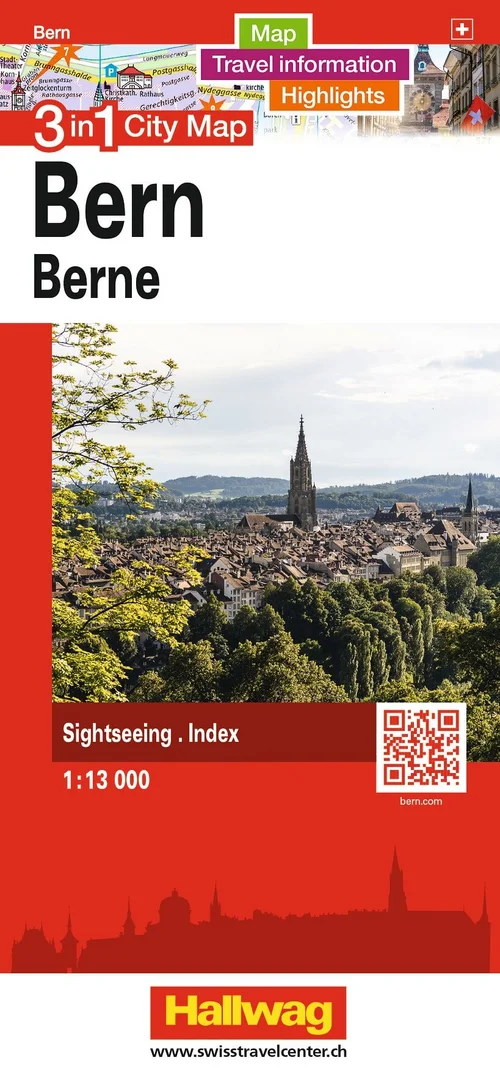 Swiss, Berne, 3 in 1 City Map 1:13'000 Swiss, Berne, 3 in 1 City Map 1:13'000