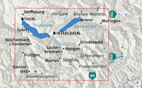 KOMPASS Wanderkarte 84 Jungfrau-Region, Thunersee, Brienzersee 1:40.000 KOMPASS Wanderkarte 84 Jungfrau-Region, Thunersee, Brienzersee 1:40.000