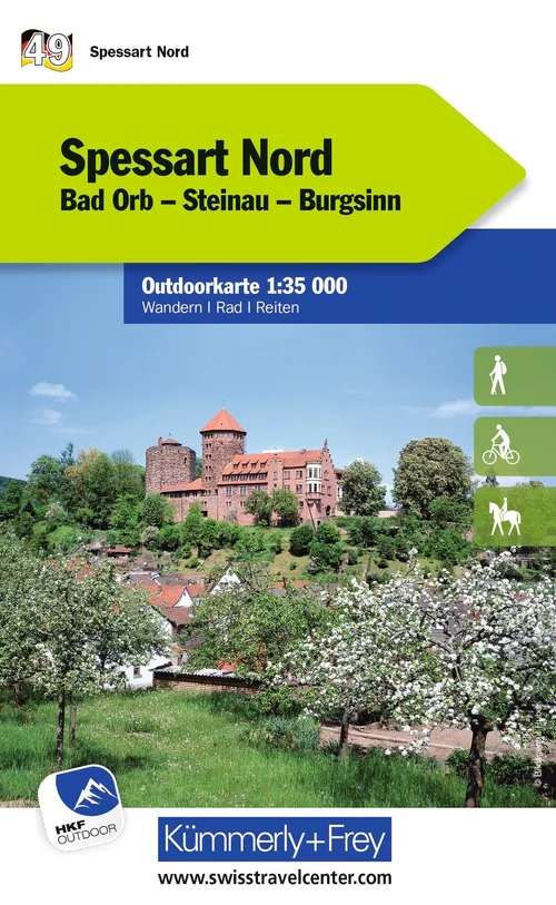 Germany, Spessart North, Nr. 49, Outdoor map 1:35'000 Germany, Spessart North, Nr. 49, Outdoor map 1:35'000