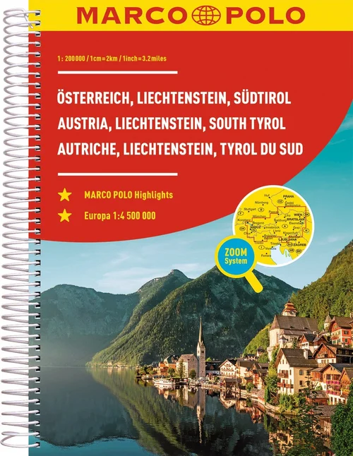MARCO POLO Reiseatlas Österreich, Liechtenstein, Südtirol 1:200.000 MARCO POLO Reiseatlas Österreich, Liechtenstein, Südtirol 1:200.000