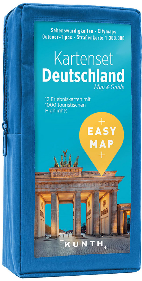 KUNTH EASY MAP Kartenset Deutschland 1:300.000