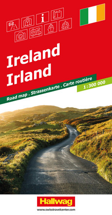 Irland, Strassenkarte 1:300'000