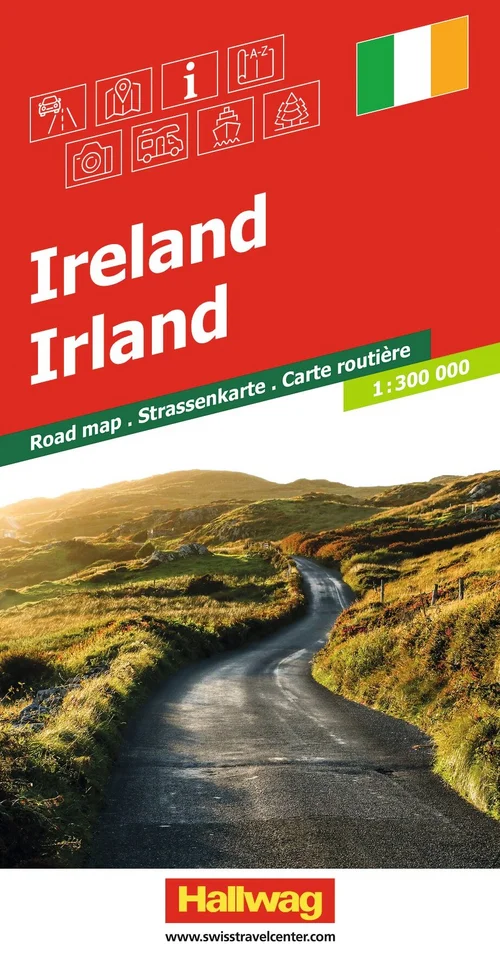 Irland, Strassenkarte 1:300'000 Irland, Strassenkarte 1:300'000