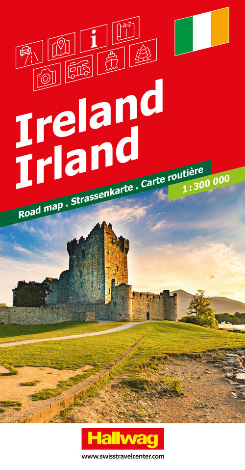 Irland, Strassenkarte 1:300'000