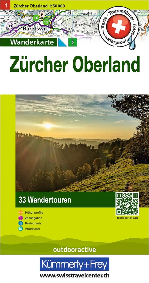 Zürcher Oberland Nr. 01 Touren-Wanderkarte 1:50 000 Zürcher Oberland Nr. 01 Touren-Wanderkarte 1:50 000
