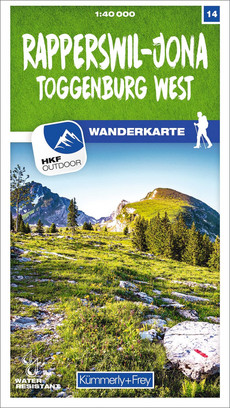 14 Rapperswil - Jona Toggenburg West 1:40 000