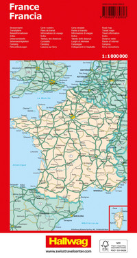 France, Road Map 1:1,000,000 France, Road Map 1:1,000,000