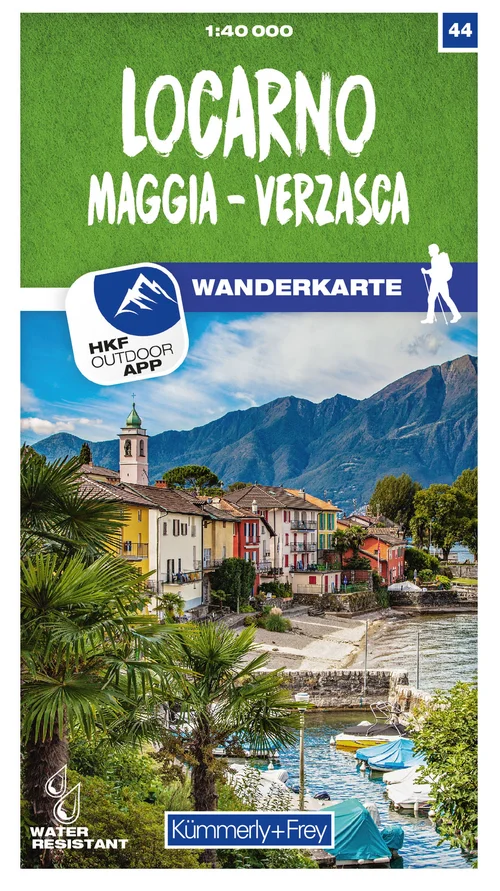 Switzerland, Locarno, Maggia - Verzasca, Nr. 44, hiking map 1:40'000