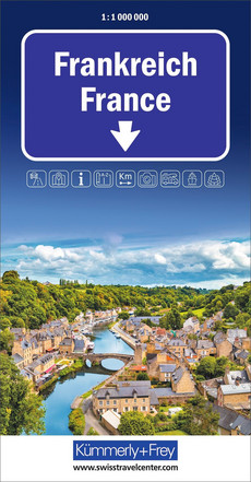 France, Road Map 1:1Mio.