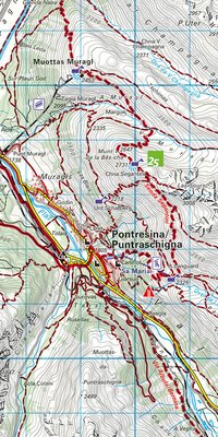 47 Bernina - Pontresina / Val Poschiavo 1:40 000