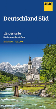 ADAC Länderkarte Deutschland Süd 1:500.000