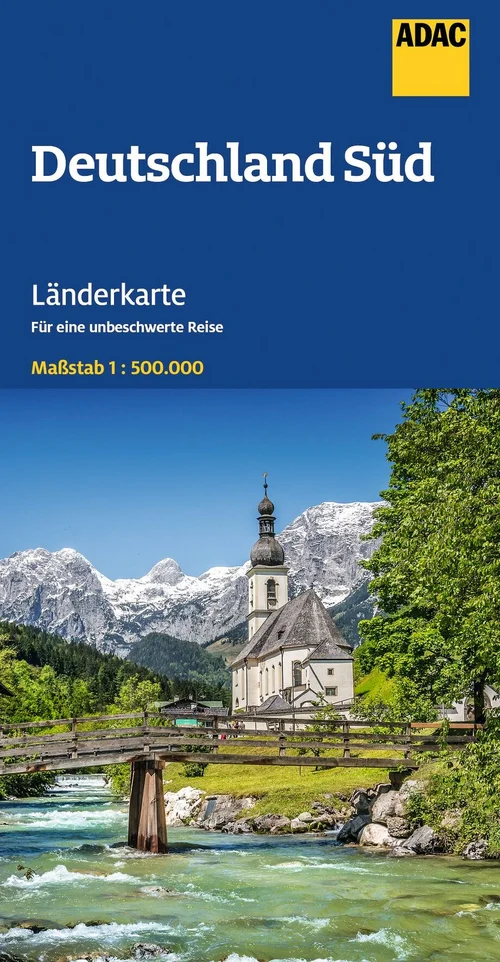 ADAC Länderkarte Deutschland Süd 1:500.000 ADAC Länderkarte Deutschland Süd 1:500.000
