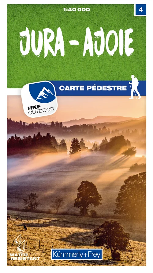 Switzerland, Jura - Ajoie, No. 4, Hiking Map 1:40,000