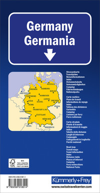 Deutschland Strassenkarte 1:750 000 Deutschland Strassenkarte 1:750 000