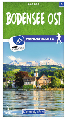 Schweiz, Bodensee Ost, Nr. 3, Wanderkarte 1:40'000