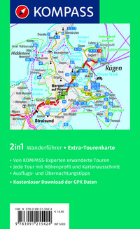 KOMPASS Wanderführer 5003 Rügen, 50 Touren
