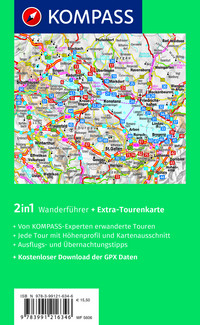 KOMPASS Wanderführer Bodensee, 75 Touren