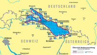 KOMPASS Fahrrad-Tourenkarte Bodenseeradweg, 1:50000