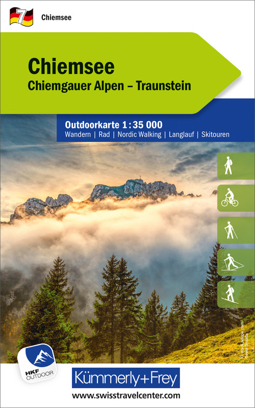 Allemagne, Chiemsee, Nr. 7, Carte outdoor 1:35'000