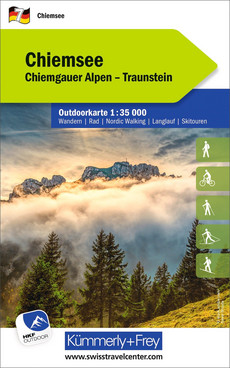 Germany, Chiemsee, Nr. 7, Outdoor map  1:35'000