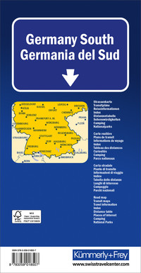 Deutschland Süd Strassenkarte 1:500 000 Deutschland Süd Strassenkarte 1:500 000