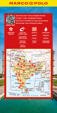 MARCO POLO Reisekarte Indien, Sri Lanka 1:2,5 Mio.