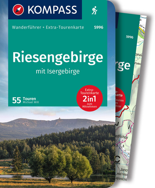 KOMPASS Wanderführer Riesengebirge mit Isergebirge, 55 Touren
