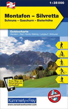 KOMPASS Karte Band 041, Obervinschgau, Alta Val Venosta + Südtirol