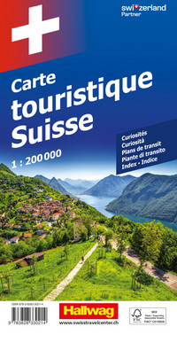 Hallwag Strassenkarte Reisekarte Schweiz 1:200.000
