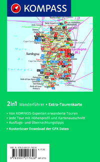 KOMPASS Wanderführer Sardinien, 75 Touren mit Extra-Tourenkarte