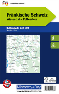 Germany, Franconian Switzerland, Nr. 37, Outdoor map 1:35'000 Germany, Franconian Switzerland, Nr. 37, Outdoor map 1:35'000