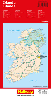 Irland, Strassenkarte 1:300'000