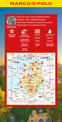 MARCO POLO Reisekarte Estland, Lettland, Litauen 1:750.000 MARCO POLO Reisekarte Estland, Lettland, Litauen 1:750.000
