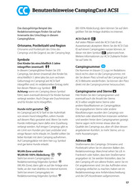 Europa 2026, CampingCard & Stellplatzführer ACSI