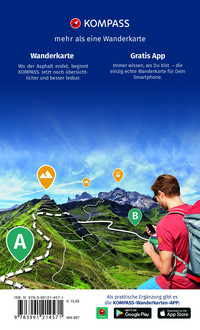 KOMPASS Wanderkarten-Set 887 Schwarzwald Süd (2 Karten) 1:50.000