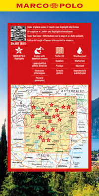 MARCO POLO Reisekarte Italien 03 Südtirol, Trentino, Gardasee 1:200.000