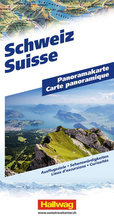 Suisse, carte panoramique
