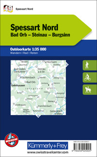 Germany, Spessart North, Nr. 49, Outdoor map 1:35'000 Germany, Spessart North, Nr. 49, Outdoor map 1:35'000