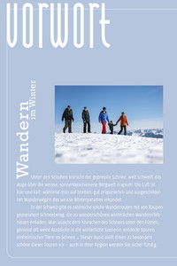 Schweiz, Wandern im Winter Wanderführer Erlebnis Schweiz