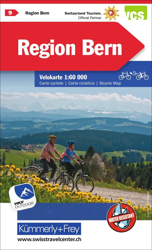 Suisse, Région Berne, Nr. 09, carte cycliste 1:60'000 Suisse, Région Berne, Nr. 09, carte cycliste 1:60'000