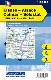 France, Alsace - Colmar - Sélestat, Nr. 5, Outdoor map 1:50'000 France, Alsace - Colmar - Sélestat, Nr. 5, Outdoor map 1:50'000