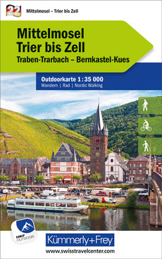 Deutschland, Mittelmosel, Trier bis Zell, Nr. 22, Outdoorkarte 1:35'000