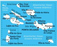 KOMPASS Wanderkarte 2260 Azoren