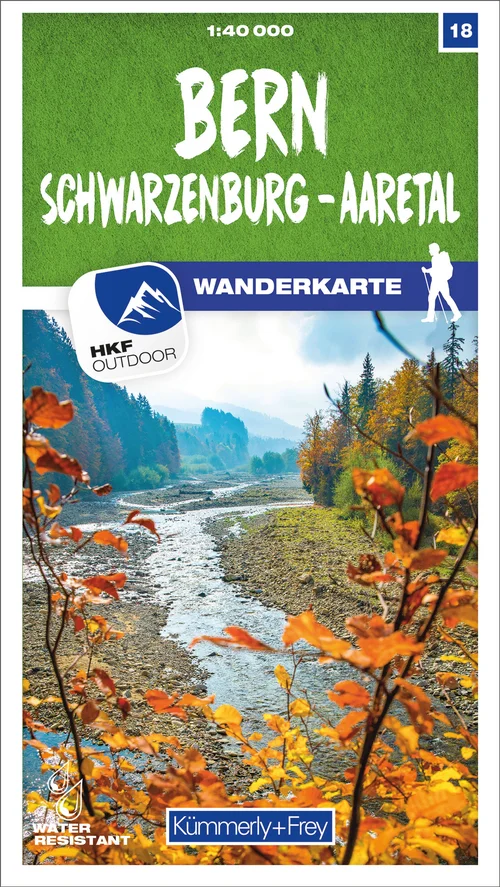 Schweiz, Bern, Nr. 18, Wanderkarte 1:40'000
